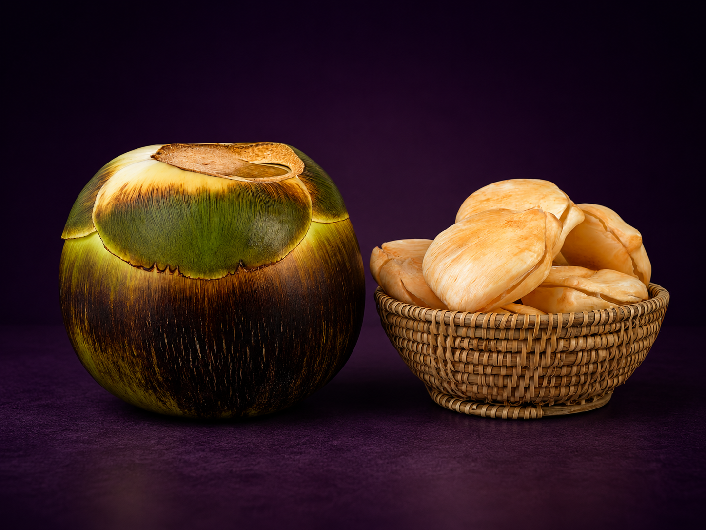 Ice apple kernels
